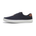 Sapatênis Casual BS Lona Azul Palmilha de Gel 