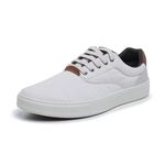 Sapatênis Casual BS Lona Branco Palmilha de Gel 