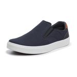 Sapatênis Slip on BS Lona Azul Palmilha de Gel 