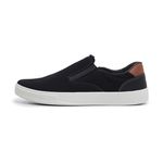 Sapatênis Slip on BS Lona Preto Palmilha de Gel Copia