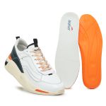 Tênis Impact White Orange Dad Sneaker Masculino Badplay