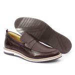 Loafer Couro Legítimo Café Rover 