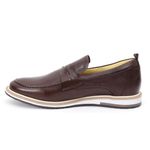 Loafer Couro Legítimo Café Rover 
