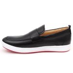Loafer Couro Legítimo Preto Aston