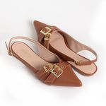Slingback Napa Santorine Caramelo