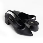 Slingback Napa Preto