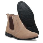 Bota Chelsea Casual Areia
