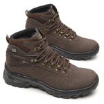 Bota Adventure Masculina Chocolate Coturno Boots Trilha