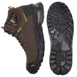 Bota Adventure Masculina Chocolate Coturno Detalhe Biqueira