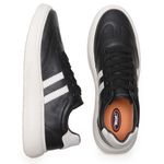Tênis Masculino Casual Leve Preto com Off White