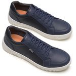 Tênis Casual Masculino Azul Marinho Confortável