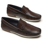 Mocassim Sapato Casual Masculino Capuccino