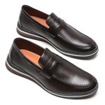 Mocassim Sapato Casual Masculino Café