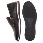 Mocassim Sapato Casual Masculino Café