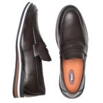 Mocassim Sapato Casual Masculino Café