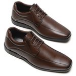 Sapato Social Masculino Capuccino Casual Linha Conforto