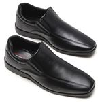 Sapato Social Masculino Preto Linha Conforto Calce Fácil
