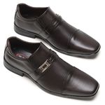 Sapato Social Masculino Casual Café