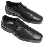 Sapato Social Masculino Casual Preto Calce Fácil