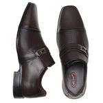 Sapato Social Masculino Casual Café