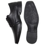 Sapato Social Masculino Casual Elegante Preto Cadarço