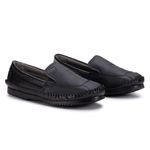 Sapatilha Mocassim Masculina Preta Clássica
