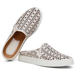 Mule Babuche Feminino Laser Off White