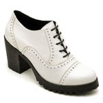 Ankle Boot Feminino Confort Branco