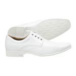 Sapato Masculino Branco de Cadarço - Sola Paris Branco