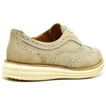 Sapato Oxford Feminino Camurça Ice 