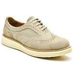 Sapato Oxford Feminino Camurça Ice 