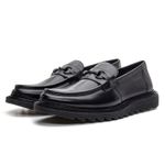 Sapato Loafer Monet em Couro All Black