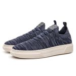 Tênis Knit Lean Azul Mescla