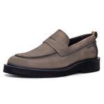 Sapato Loafer Louis em Couro Selaria Cimento