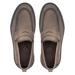 Sapato Loafer Louis em Couro Selaria Cimento