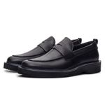 Sapato Loafer Louis em Couro Preto