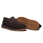 Sapato Loafer London em Couro Selaria Café
