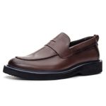 Sapato Loafer Louis em Couro Café