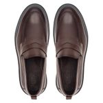 Sapato Loafer Louis em Couro Café