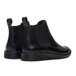 Bota Chelsea em Couro Preto