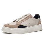 Tênis Casual Lucca em Couro Areia