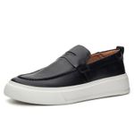Mocassim Casual Theo em Couro Preto