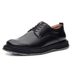 Sapato Derby Henry em Couro Preto