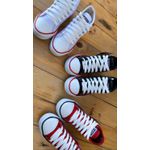 Tênis All Preto/Vermelho Cano Alto Infantil