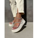 Flatform Alta Zigzag OFF White Brilho