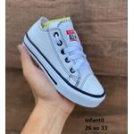 Tenis All. Branco/Preto Infantil