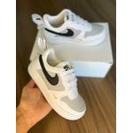 Tênis Nk Branco com Cinza Infantil