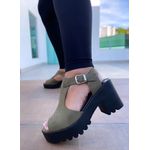 Sandália Tratorada Verde Militar