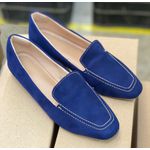 Mocassim Azul Marinho com Costura