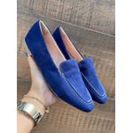 Mocassim Azul Marinho com Costura